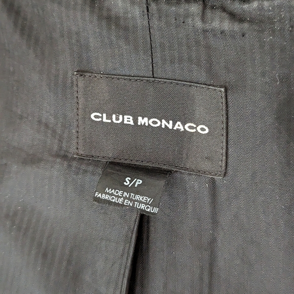 Club Monaco Black Wool Coat - Picture 6 of 6